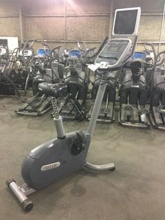 Precor 846i Upright Bike, S/N AGJZH07090001.