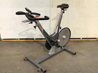 Keiser M3 Spin Bike c/w Self-Tensioning Poly V-Belt Drive & Monitor. S/N 130314-44221.