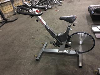 Keiser M3 Spin Bike c/w Self-Tensioning Poly V-Belt Drive & Monitor. S/N 130314-44244.