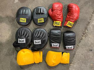 Assorted Boxing Gloves, Blockers, Etc.