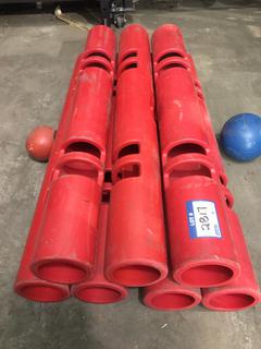 Quantity of Plastic Rollers.