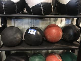 (4) Assorted Medicine Balls.