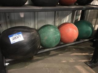 (4) Assorted Medicine Balls.