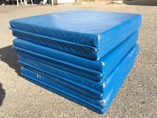 (4) Folding Blue Mats.