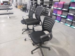 (2) Task Chairs And (1) Portable Chair