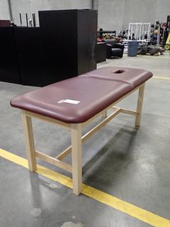 6ft X 31in X 31in Adjustable Massage Table *Note: This Item Is Located At 7103 68AVE NW- Location 2*