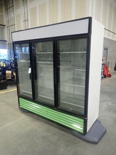 True GDM-72-LD 3/4hp 115V Single Phase 3-Door Refrigerator. SN 7885775. *Note: This Item Is Located At 7103 68AVE NW- Location 2*