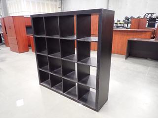 59in X 15 1/2in X 59in 16-Compartment Storage Unit. *Note: This Item Is Located At 7103 68AVE NW- Location 2*