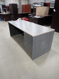 6ft X 30in X 28 1/2in Office Desk. *Note: This Item Is Located At 7103 68AVE NW- Location 2*