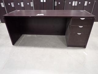 71in x 23in X 30in Office Desk. *Note: This Item Is Located At 7103 68AVE NW- Location 2*