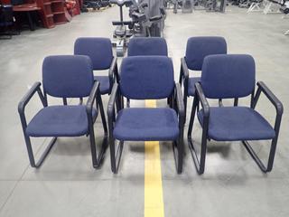 Qty Of (6) Office Chairs *Note: This Item Is Located At 7103 68AVE NW- Location 2*