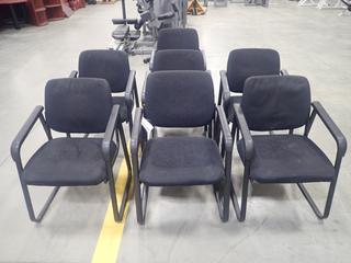 Qty Of (7) Office Chairs *Note: This Item Is Located At 7103 68AVE NW- Location 2*