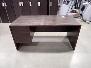 5ft X 30in X 28in Office Desk *Note: Scratch On Top Of Desk, This Item Is Located At 7103 68AVE NW- Location 2*