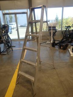 6ft Aluminum Step Ladder *Note: This Item Is Located At 7103 68AVE NW- Location 2*