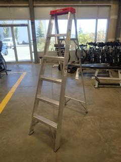 Werner 6ft Aluminum Step Ladder *Note: This Item Is Located At 7103 68AVE NW- Location 2*