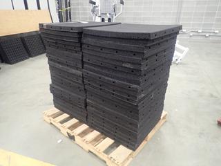 Qty Of 2ft X 2ft Interconnectable Rubber Mats  *Note: This Item Is Located At 7103 68AVE NW- Location 2*