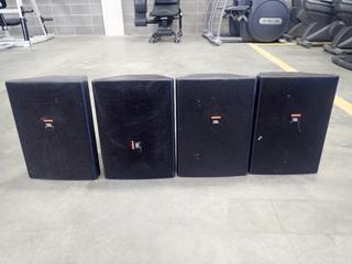 Qty Of (4) JBL Control 28T Wall Mtd 60W 100V Loud Speakers *Note: This Item Is Located At 7103 68AVE NW- Location 2*