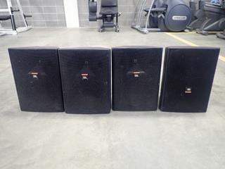 Qty Of (4) JBL Control 28T Wall Mtd 60W 100V Loud Speakers *Note: This Item Is Located At 7103 68AVE NW- Location 2*
