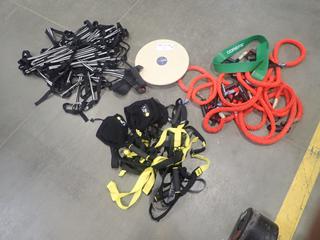 Qty Of Core FX Resistance Bands, Agility Ladders, TRX Suspension Trainers And Fitter First 16in Wobble Board *Note: This Item Is Located At 7103 68AVE NW- Location 2*