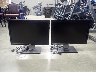 (2) Dell 22in Monitors C/w Power Cords *Note: This Item Is Located At 7103 68AVE NW- Location 2*