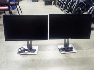 (2) Dell Model P2214H6 22in LCD Monitors C/w Power Cords *Note: This Item Is Located At 7103 68AVE NW- Location 2*