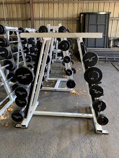 Magnum Barbell Rack w/ Barbells.