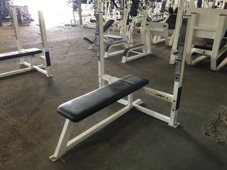 Apex Olympic Flat Bench w/ Weight Rack.