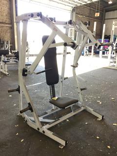 Hammer Strength ISO-Lateral Bench Press. *Seat Ripped*