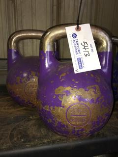 (2) 20Kg / 44lb Kettle Bells.