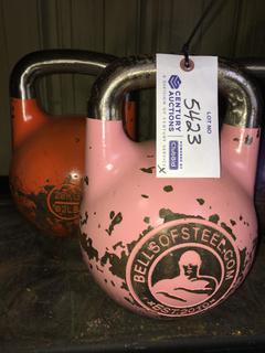 8Kg / 18lb & 28Kg / 62lb Kettle Bells.
