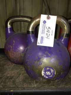 22Kg / 48lb & 20Kg / 44lb Kettle Bells.