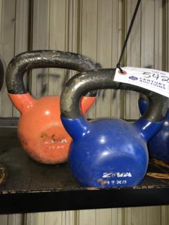 16Kg & 12Kg Kettle Bells.