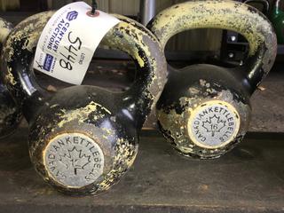 16Kg & 12Kg Kettle Bells.