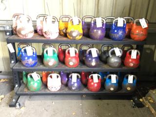 Rogue 3-Tier Storage Rack. *NOTE Kettle Bells Not Included*