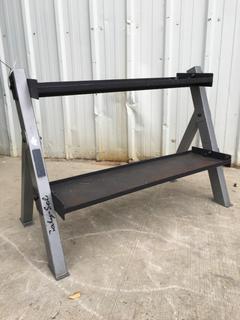 Body Solid 2-Tier Storage Rack.