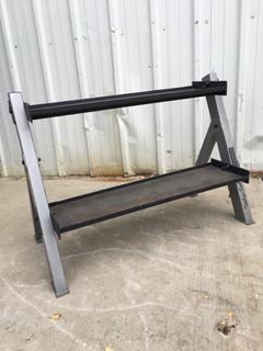 Body Solid 2-Tier Storage Rack.
