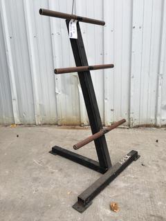 Apex Weight Plate Rack w/ Weight Plates.