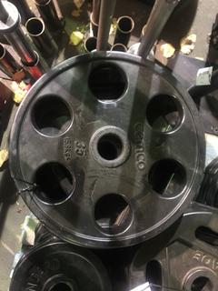 (10) 35lb Weight Plates.