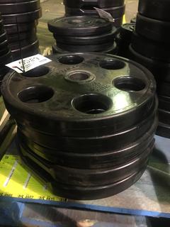 (5) 35lb Weight Plates.