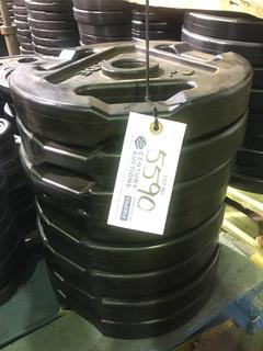 (8) 25lb Weight Plates.