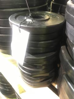 (12) 5lb Weight Plates.