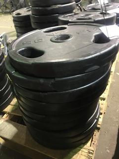 (10) 35lb Weight Plates.