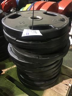 (11) 35lb Weight Plates.