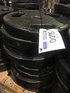 (10) 25lb Weight Plates.