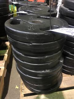 (10) 25lb Weight Plates.
