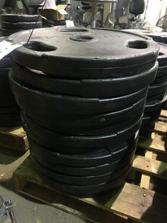 (12) 45lb Weight Plates.