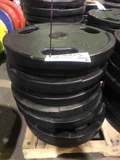 (10) 45lb Weight Plates.