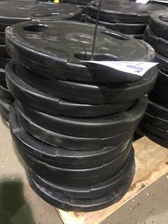 (10) 35lb Weight Plates.