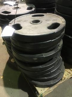 (10) 35lb Weight Plates.