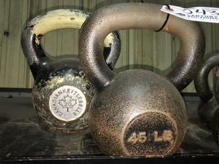 20Kg & 45lb Kettle Bells.